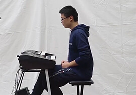 电子琴演奏-刘浩天